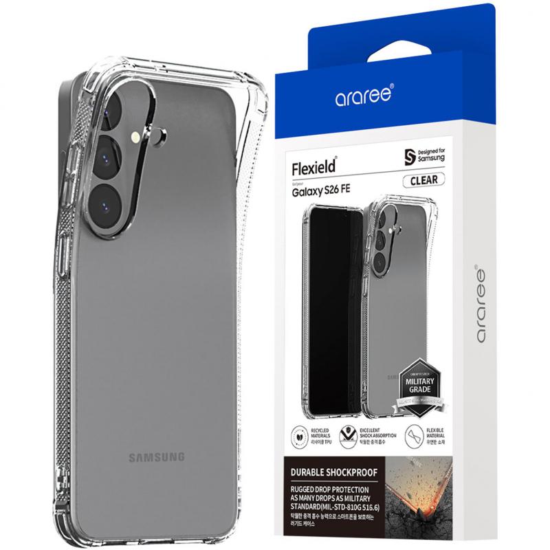 Compare Araree Flexield Back Cover Mobile Case, for Samsung Galaxy S26 FE 5G, Clear at KSA Price