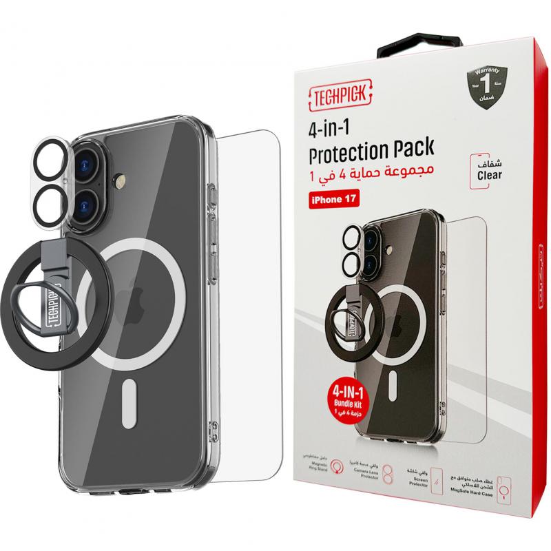 Techpick 4-in-1 Protection Pack MagSafe Hard Case…