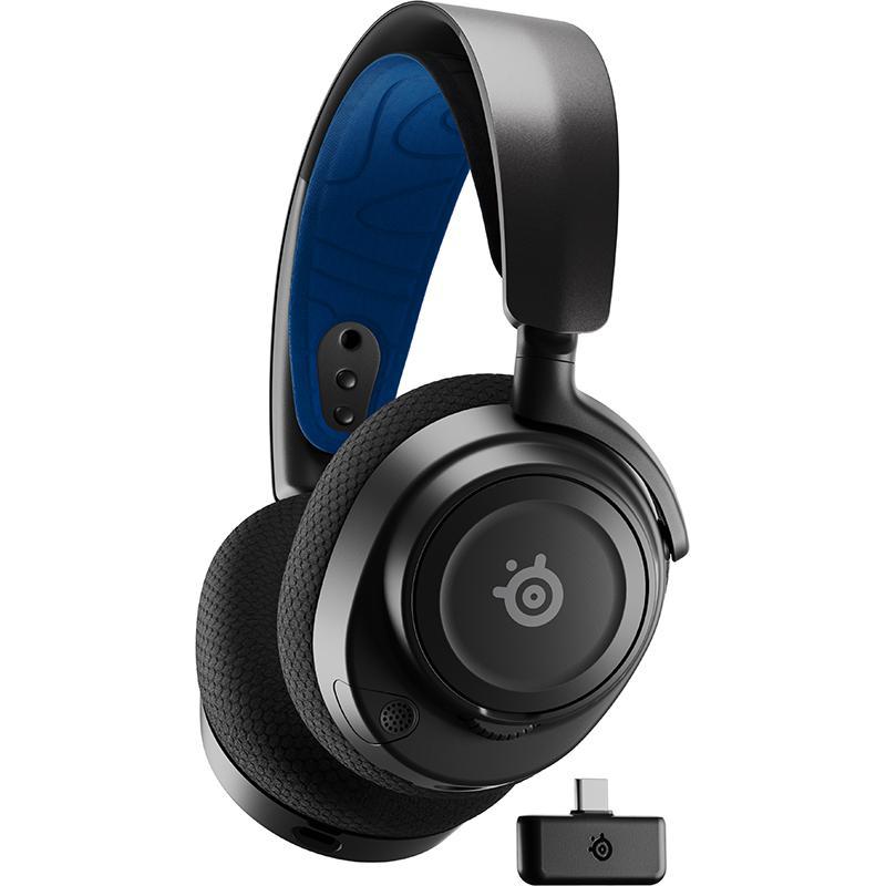 Compare SteelSeries Arctis Nova 7P Gaming Headset, Noise Cancelling Microphone, BluetoothWireless, USB Charging, RetractableBidirectional Microphone, Black at KSA Price