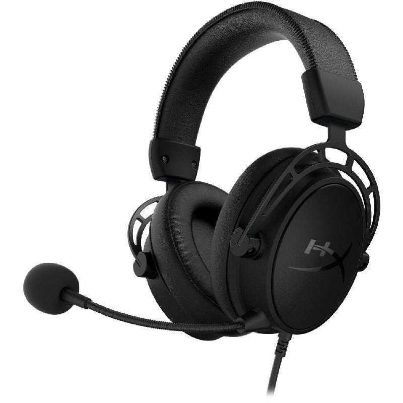 Compare HyperX Cloud Alpha S Gaming Headset, Wired, 3.5 mm Connector, Unidirectional Microphone, Blackout at KSA Price