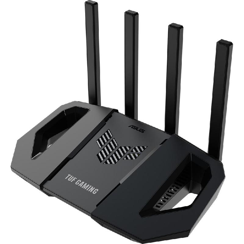 Compare Asus TUF Gaming BE3600 Gaming Router, up to 3600 Mbps, Dual Band 2.4 GHz5 GHz, WiFi 7 802.11abgnacaxbe, 3 Port LAN2 Port LANWAN, Black at KSA Price