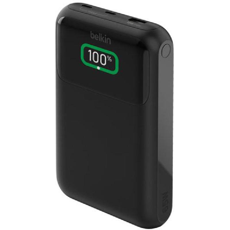 Compare Belkin BoostCharge Pro 3Port Laptop Power Bank 20K, PD Fast Charging, 20000 mAh, 3 USB 1X USB2X USBC, Black at KSA Price