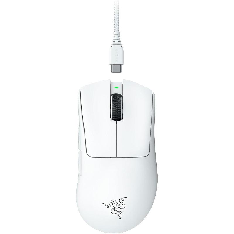 Compare Razer DeathAdder V3 Pro Gaming Mouse, Wireless, Optical, Focus Pro 30000 dpi, White at KSA Price