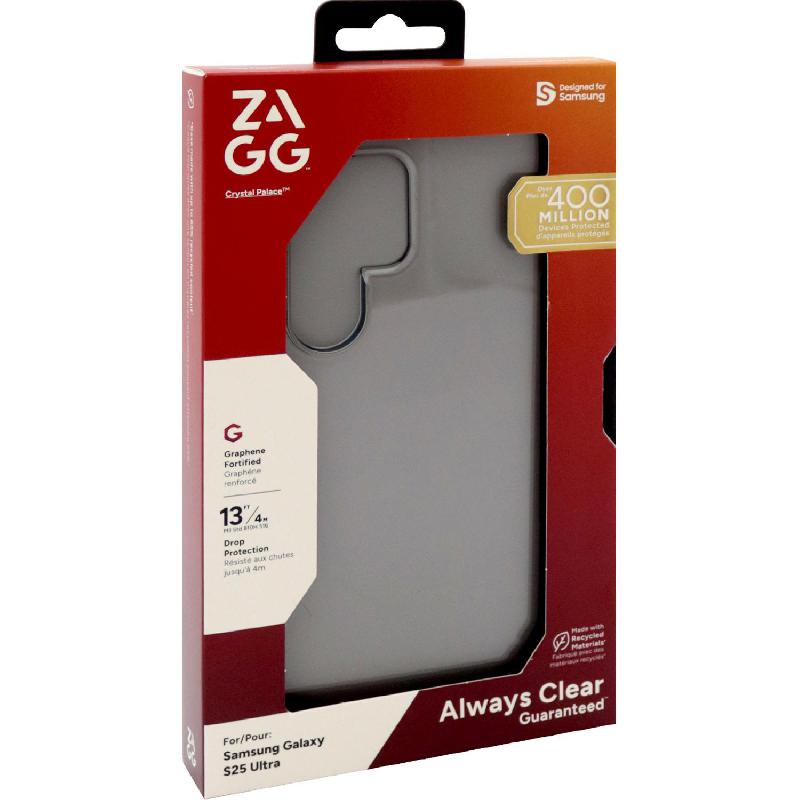 Compare Zagg Crystal Palace Back Cover Mobile Case, for Samsung Galaxy S25 Ultra, Clear at KSA Price