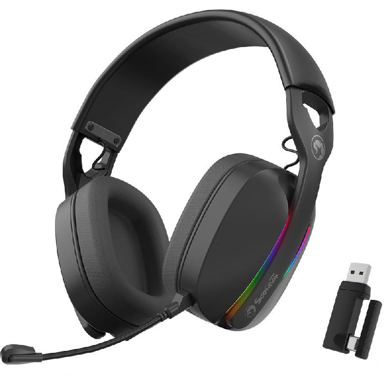 MARVO Pulz 70W Tri-Mode Wireless Gaming Headset,…