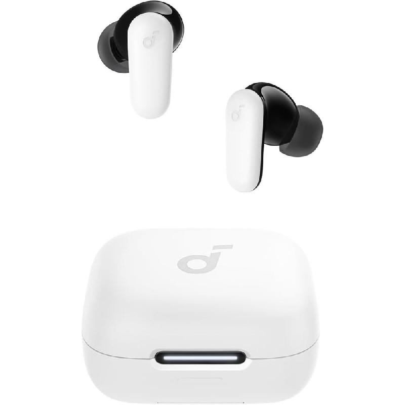 Compare Anker Soundcore P30I Earbuds, Adaptive Noise Cancelling, Bluetooth, USB Charging, Builtin Microphone, White at KSA Price