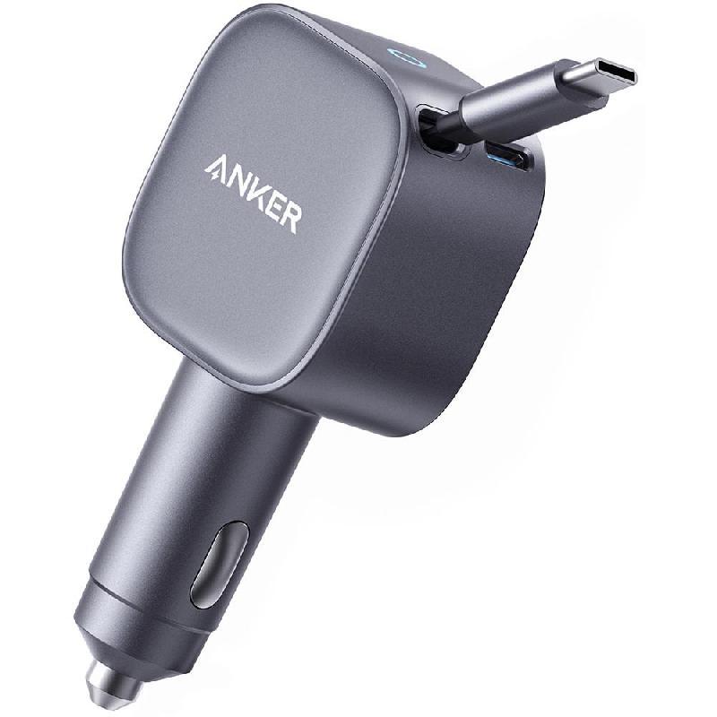 Anker Nano 75W PD Car Charger with Retractable…