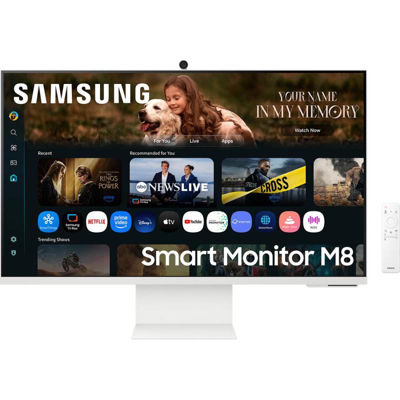 Compare Samsung M8 M80F 32 Monitor, LED, UHD, 60 Hz, 4ms GtG, Builtin Speaker, White at KSA Price