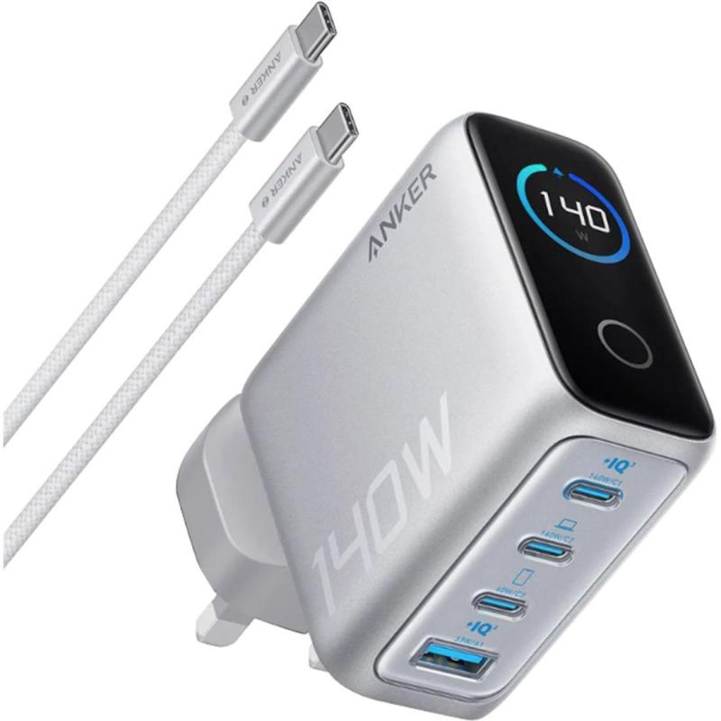 Anker B2697K41 140W 4-Port Fast Charger with Smart…