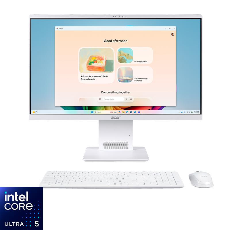 Compare Acer Aspire Desktop Computer, AI, 23.8, Intel Core Ultra 5, 16 GB RAM, 512 GB SSD, Intel Arc Graphics at KSA Price