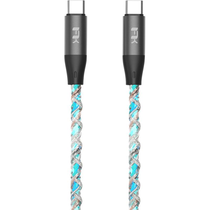 Compare FeelTek Kleio USBC to USBC LightUp Sync & Charge Cable, 2.00 m  6.56 ft , Black at KSA Price