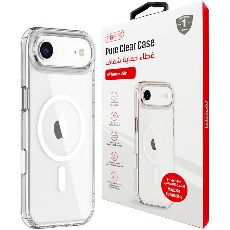 Techpick Pure Back Cover Mobile Case with MagSafe,…