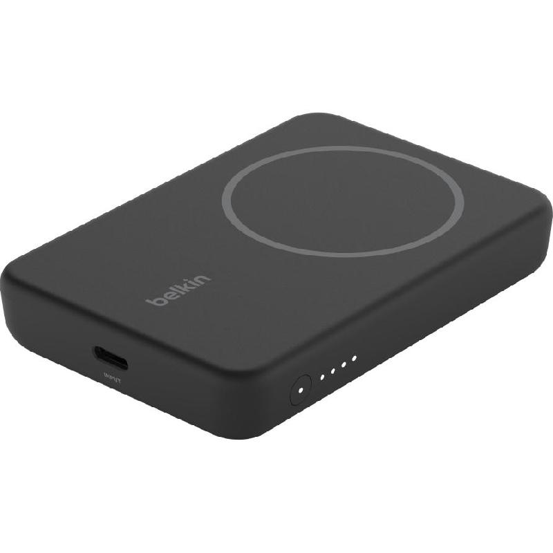 Compare Belkin BoostCharge Magnetic Wireless Powerbank, Fast Battery Charging, 5000 mAh, Single USBC IO Charging, Black at KSA Price