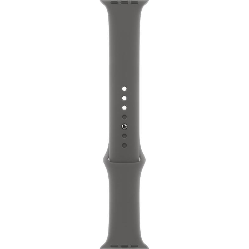 Compare Apple Sport Band Wrist Strap, for Apple Watch Series 10 42Watch Series 9 41Watch SE 40, Fluoroelastomer, SmallMedium Band Size, Stone Grey at KSA Price