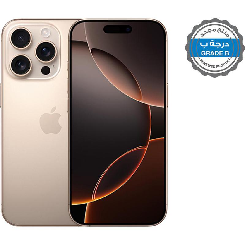 Compare Renewed Grade B Apple iPhone 16 Pro, 1 TB, Desert Titanium, 5G at KSA Price