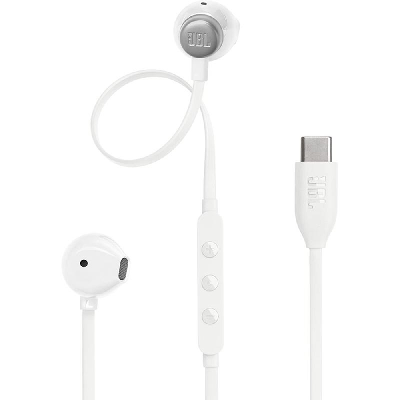 JBL Tune 305C Earphones, Wired, USB-C, In-line…