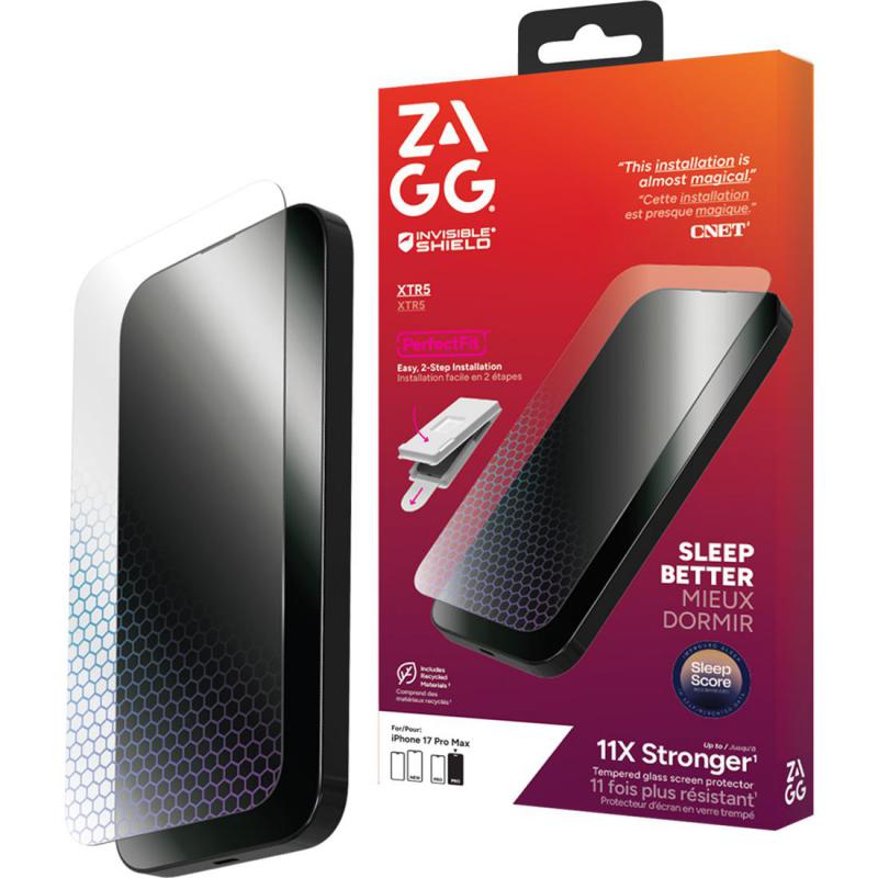 Compare Zagg Glass XTR5 Glass XTR5 Case Friendly Smartphone Screen Protector, for iPhone 17 Pro Max, Tempered Glass at KSA Price