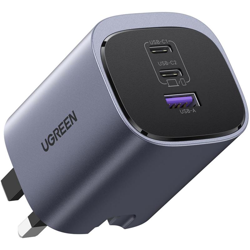 Ugreen Nexode S 3-Port 65W GaN Fast Charger,…