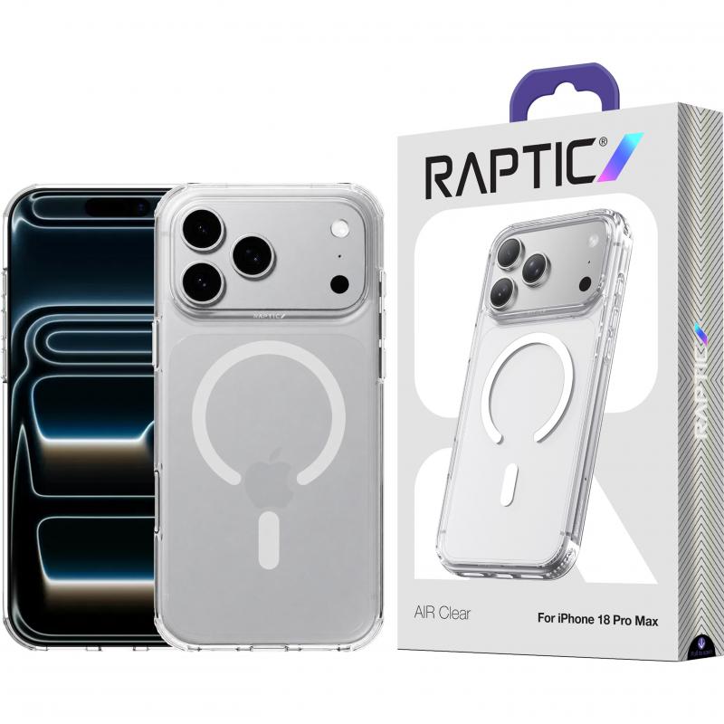 Compare Raptic AirClear Back Cover Mobile Case with MagSafe, for iPhone 18 Pro MaxiPhone 17 Pro Max, Clear at KSA Price