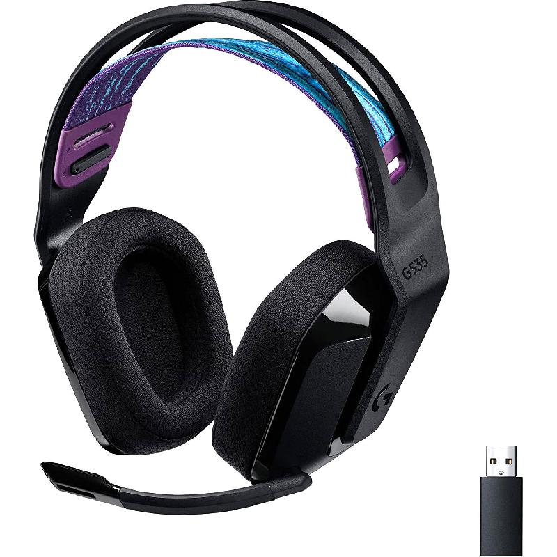 Logitech G535 LIGHTSPEED Gaming Headset, Wireless,…