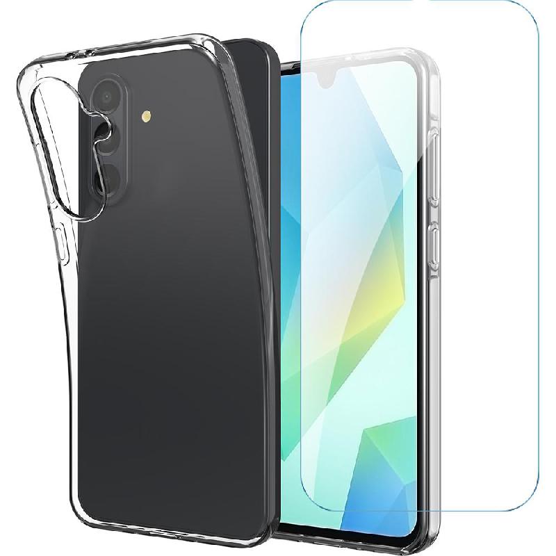 Compare Just in Case Soft TPU Clear + Tempered Glass Smartphone Case Bundle, for Samsung Galaxy A36 5GGalaxy A56 5G, Clear at KSA Price