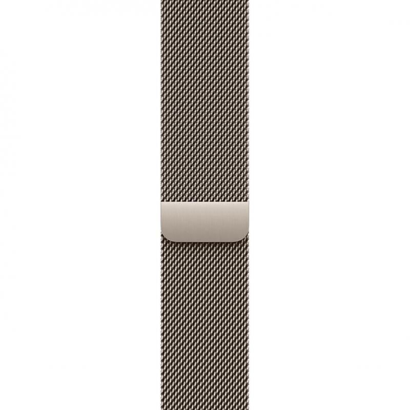 Compare Apple Milanese Loop Wrist Strap, for Apple Watch Ultra 4Watch Ultra 3Watch Ultra 2Watch Ultra, Stainless Steel Mesh, MediumLarge Band Size, Natural at KSA Price