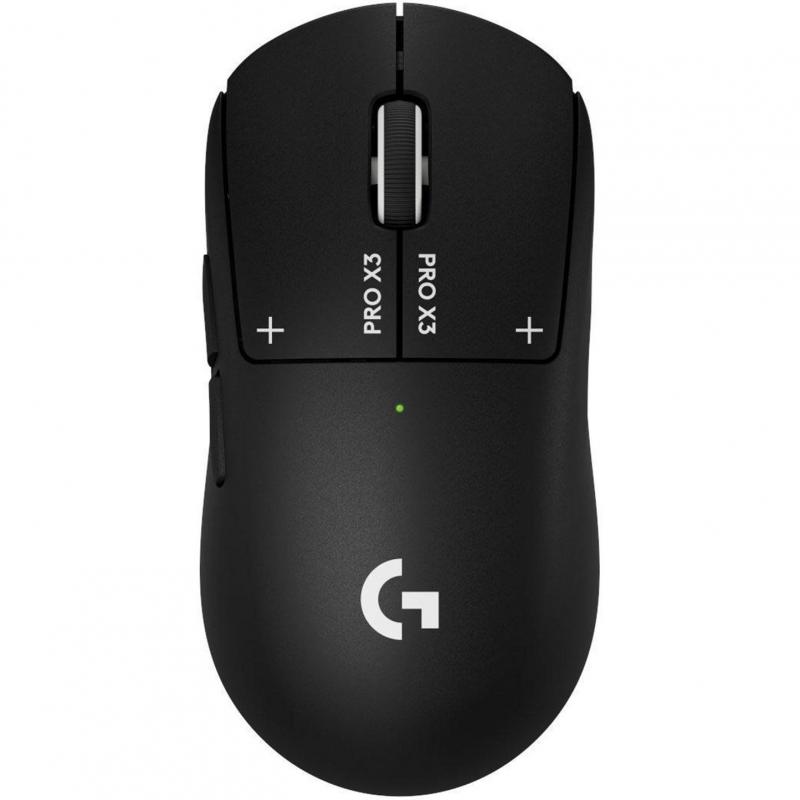 Compare Logitech G Pro X3 Superstrike Haptic Gaming Mouse, Wireless 2.4 GHz RF, Optical, HERO 2 10044000 dpi, Black at KSA Price