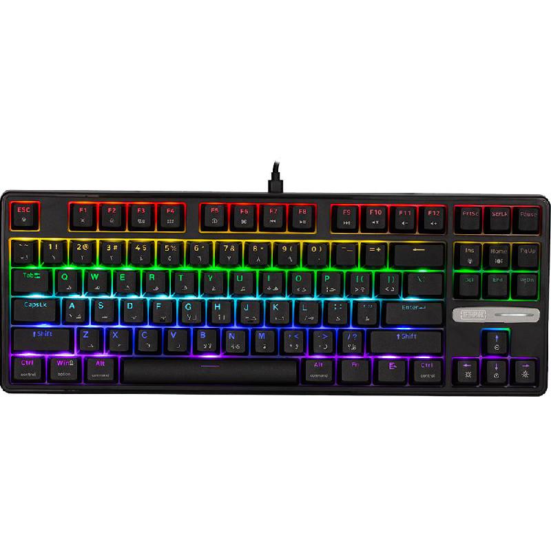 Compare Techpick Mechanical Switch Gaming Mechanical Keyboard, Wired, for LaptopDesktop ComputerGaming Desktop ComputerCPU Windows OS, Black at KSA Price