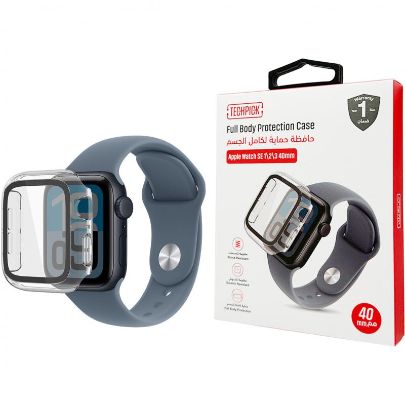 Techpick Glass Smartwatch Fit Case, for Apple…