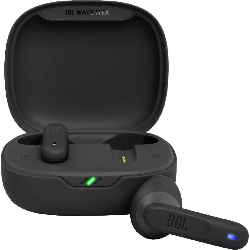 Compare JBL Wave Flex Earbuds, Active Noise Cancelling, Bluetooth, USB Charging, Builtin Microphone, Black at KSA Price