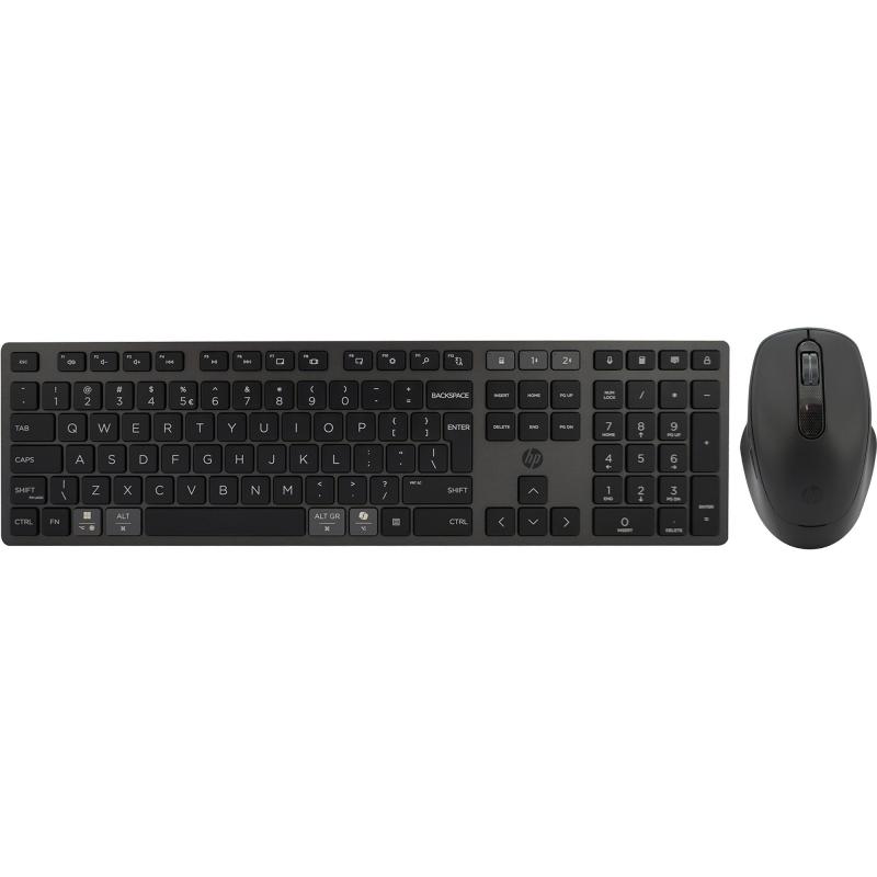 Compare HP 720 Desktop Keyboard and Mouse, BluetoothWireless 2.4 GHz, for Devices with WindowsmacOSChromeOS, Black at KSA Price