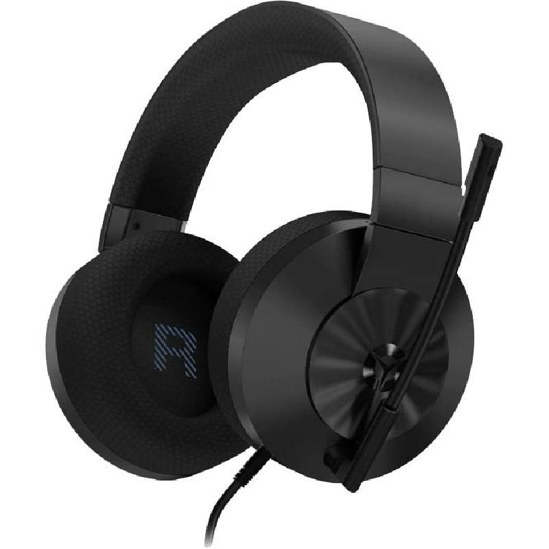 Compare Lenovo Gaming Headset, Passive Noise Cancelling, Wired, 3.5 mm Connector, Unidirectional Microphone, Black at KSA Price