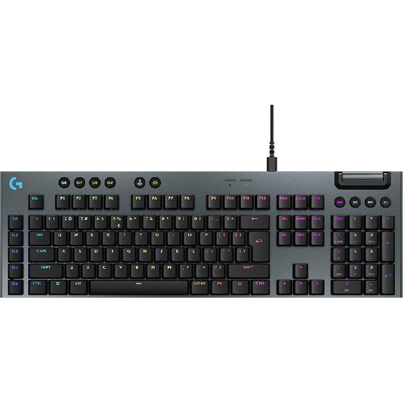 Logitech G G915 X Low-Profile Wired Gaming Keyboard,…