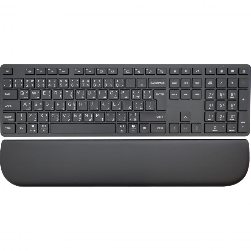 Compare HP 580K Keyboard, BluetoothWireless 2.4 GHz, for iOSAndroidWindows OSmacOS, Black at KSA Price
