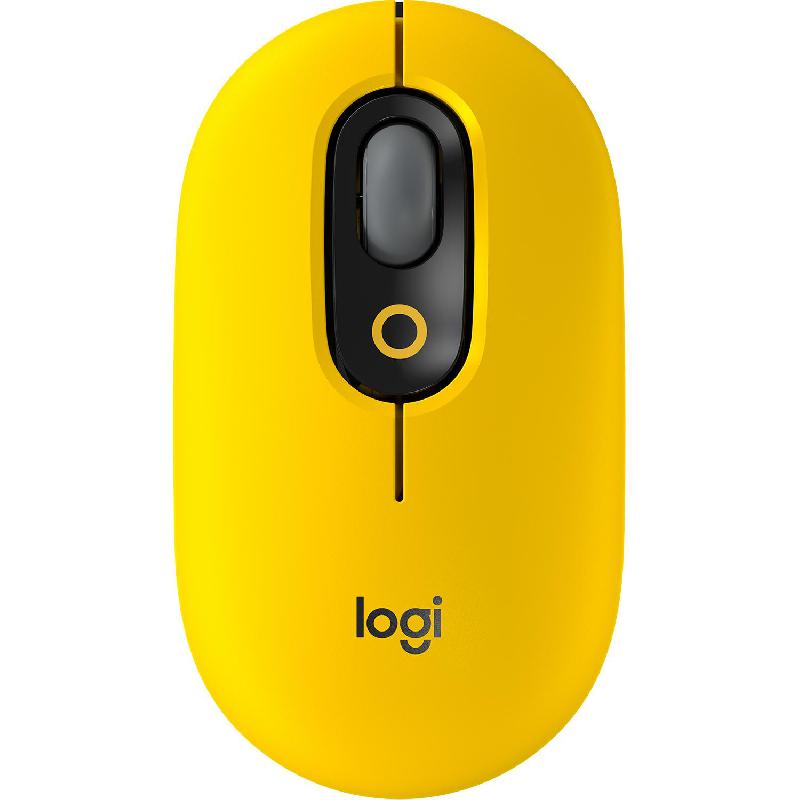 Compare Logitech POP Mouse, Optical DPI Range: 10004000, Nominal Value: 1000 DPI, BluetoothWireless 2.4 GHz RF, Blast at KSA Price