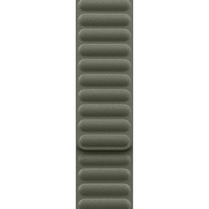 Compare Apple Magnetic Link Wrist Strap, for Apple Watch Series 11 42Watch Series 10 42Watch Series 9 41Watch SE 40, FineWoven, SmallMedium Band Size, Sage Grey at KSA Price