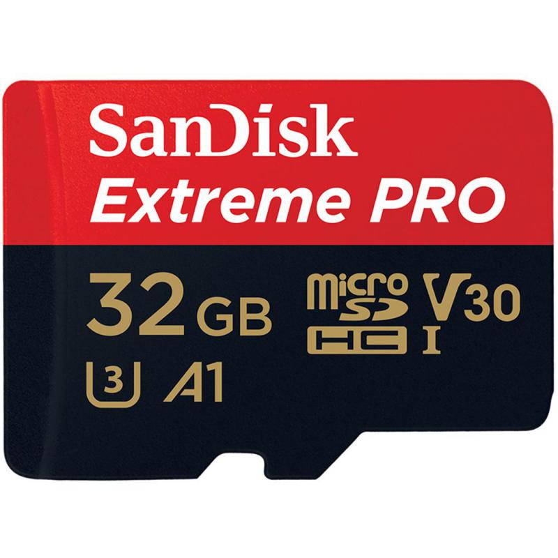 Compare SanDisk Extreme PRO MicroSDHC, 32 GB, Class 10: Max 100 Mbps Speed Performance at KSA Price