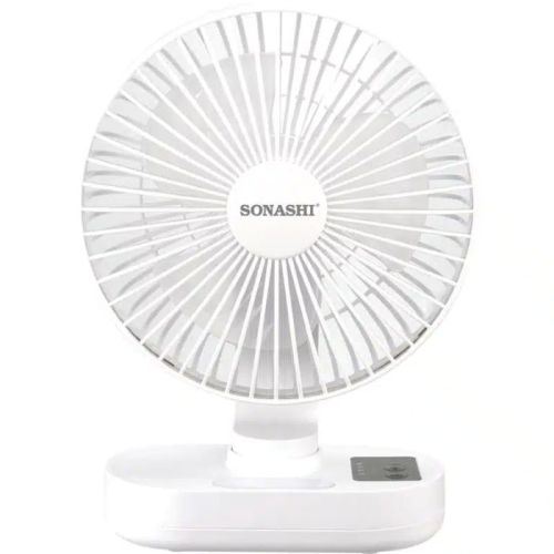 Compare Sonashi 8 Inch Rechargeable Fan White  SRF804 at KSA Price