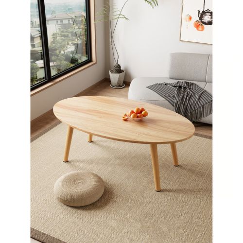 Golden Wheat Tea Table 120cm Wooden