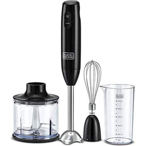 Black & Decker 600W 3-In-1 Hand Blender With Chopper…