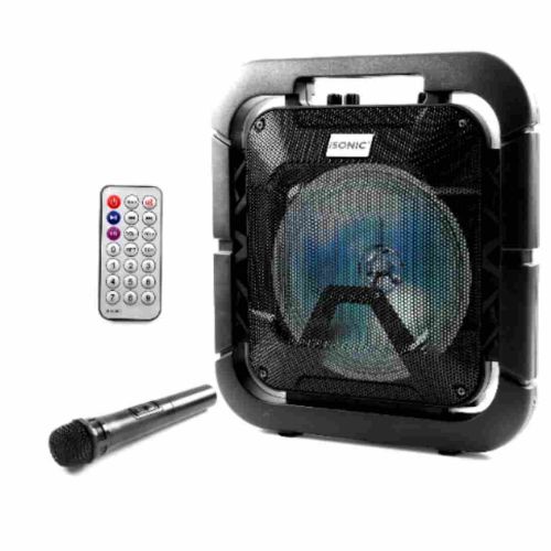 iSonic IS 471 Rechargeable Square Speaker-(Black)-(iS…