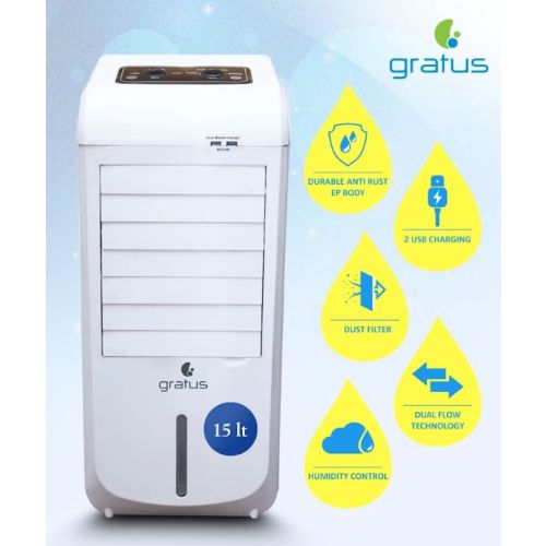 Compare Gratus Baard Series 15 L Air Cooler  GADX9939 at KSA Price