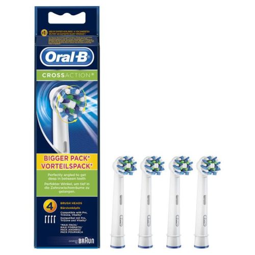 Compare Braun OralB Eb 50 4 Cross Action Replacement Brush He... at KSA Price