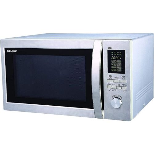 Compare Sharp  43Liters Microwave With Grill Steel, White  R78... at KSA Price