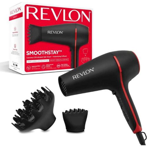 Compare Revlon SmoothStay Hair Dryer  Volumising Diffuser, Gri... at KSA Price