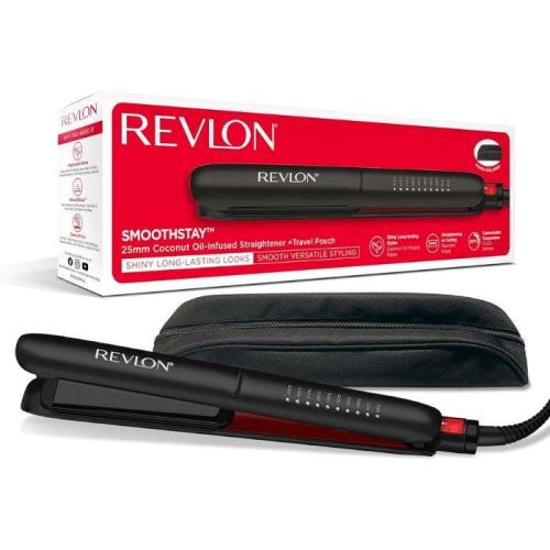 Compare Revlon Smoothstay Coconut OilInfused Hair Straightener... at KSA Price