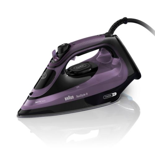 Braun TexStyle 9 Steam Iron, FreeGlide 3D Technology,…