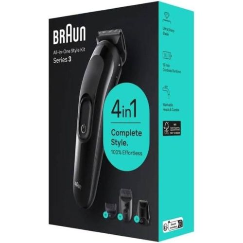 Braun All-In-One Style Kit Series 3, 4-In1 Kit…