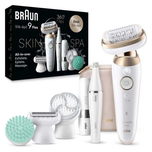 Braun Silk-Epil 9 Flex SkinSpa, Hair Removal Device,…