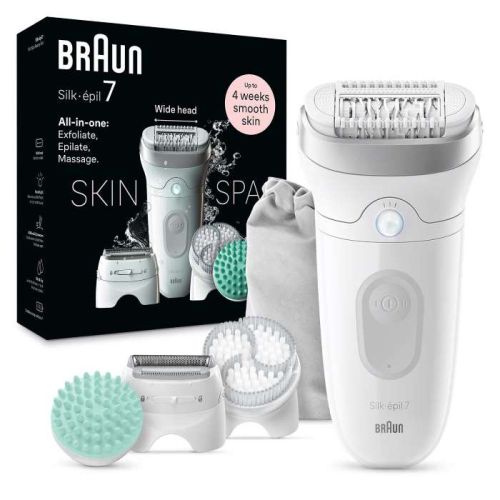 Braun Silk-Epil 7 SkinSpa, Hair Removal Device,…